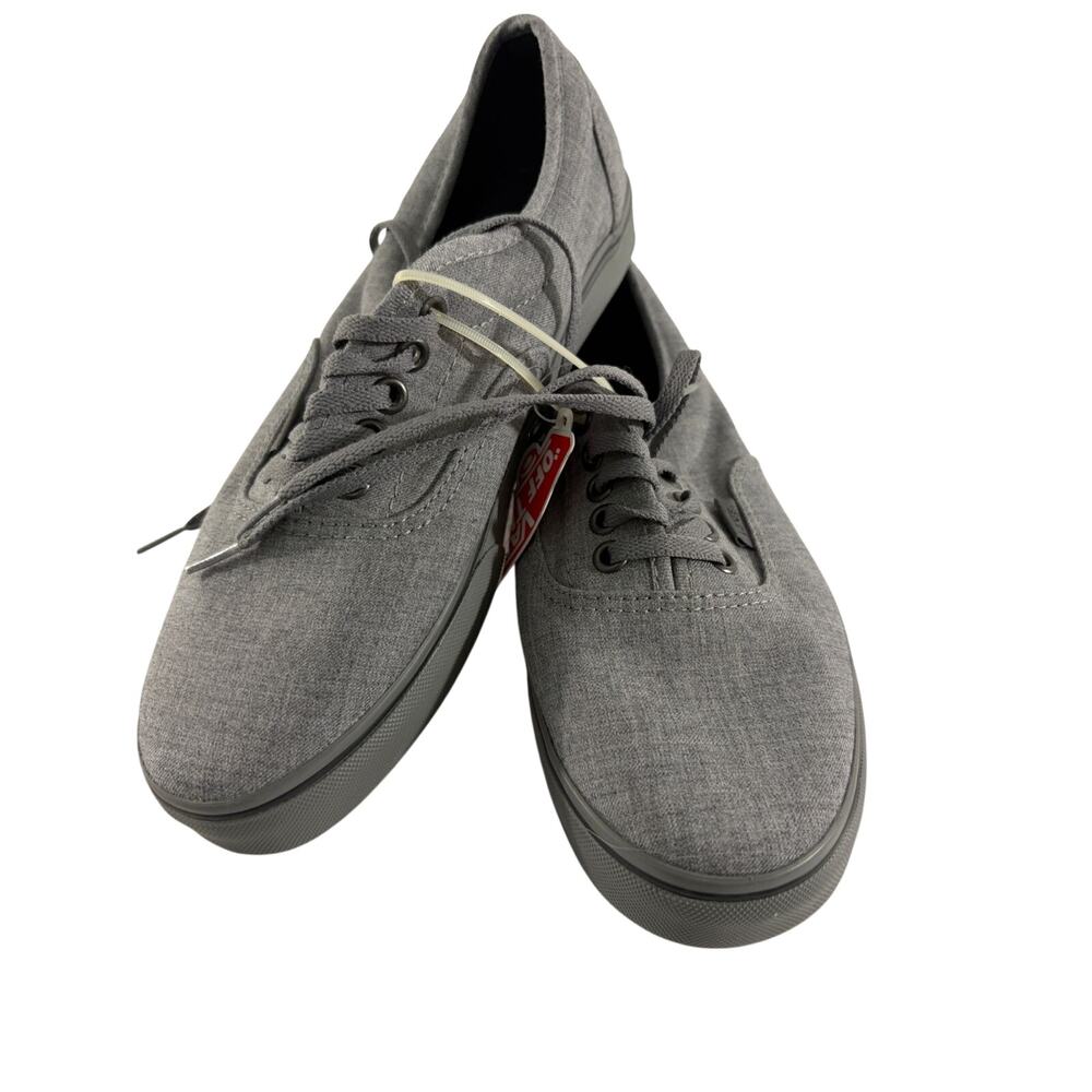 Vans Gray Textile Sneakers Mens 7.5 Womens 9 NWT 721356